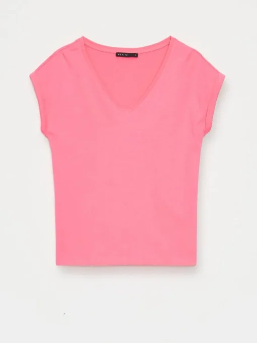 T-shirts, Tops>MOHITO T-Shirt mit kurzen  Ärmeln Pink