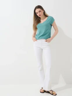 T-shirts, Tops>MOHITO T-Shirt mit kurzen  Ärmeln Türkis