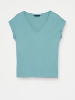 T-shirts, Tops></noscript>MOHITO T-Shirt mit kurzen  Ärmeln Türkis