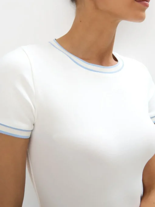 T-shirts, Tops>MOHITO T-Shirt mit kurzen  Ärmeln Weiu00df