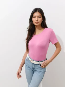 T-shirts, Tops>MOHITO T-Shirt mit kurzen  Ärmeln Pastellrosa