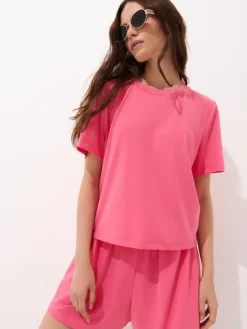 Coming Soon!>MOHITO T-Shirt mit kurzen  Ärmeln Pink