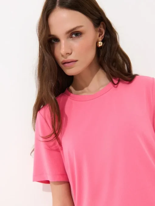 Coming Soon!>MOHITO T-Shirt mit kurzen  Ärmeln Pink
