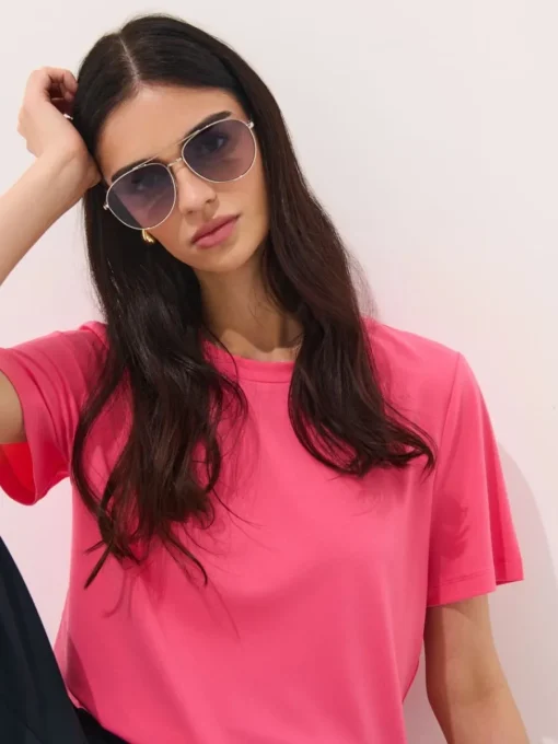 Coming Soon!>MOHITO T-Shirt mit kurzen  Ärmeln Pink