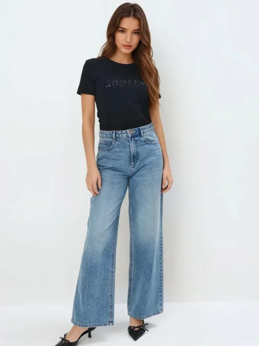 T-shirts, Tops>MOHITO T-Shirt mit Pailletten Schwarz