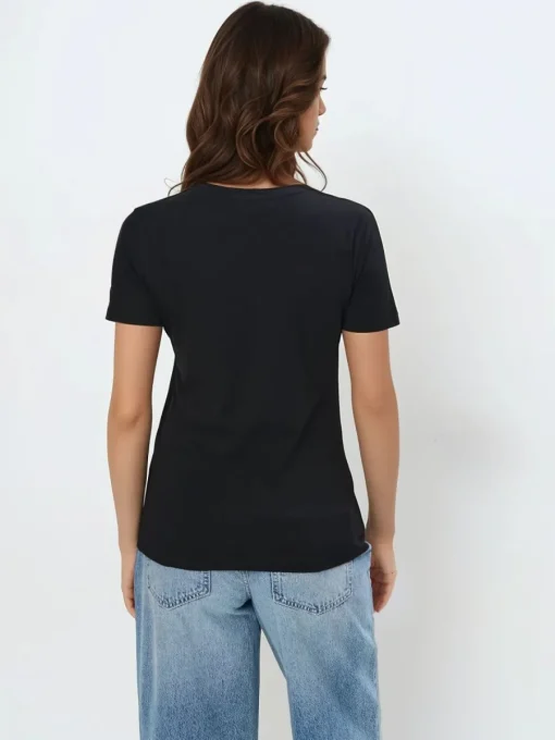 T-shirts, Tops>MOHITO T-Shirt mit Pailletten Schwarz