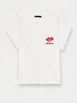 T-shirts, Tops></noscript>MOHITO T-Shirt mit Print Weiu00df