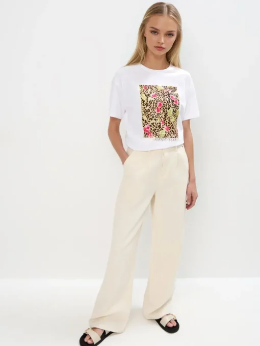 T-shirts, Tops>MOHITO T-Shirt mit Print Weiu00df