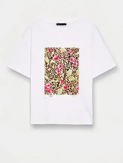 T-shirts, Tops></noscript>MOHITO T-Shirt mit Print Weiu00df