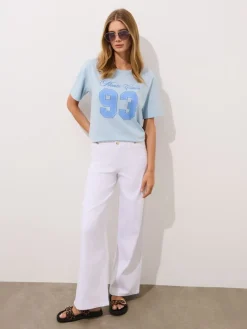 T-shirts, Tops>MOHITO T-Shirt mit Print Blau