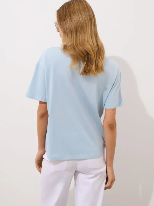 T-shirts, Tops>MOHITO T-Shirt mit Print Blau