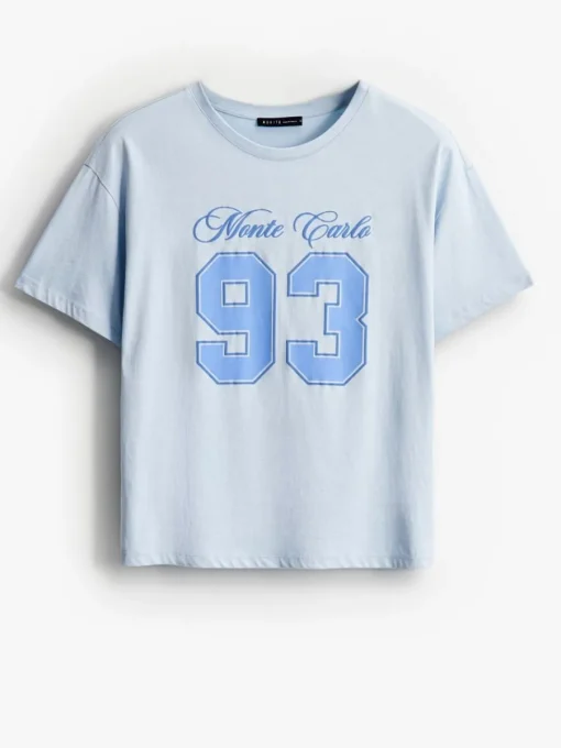T-shirts, Tops>MOHITO T-Shirt mit Print Blau