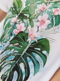 T-shirts, Tops></noscript>MOHITO T-Shirt mit Print Creme