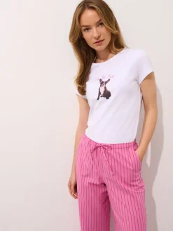 T-shirts, Tops></noscript>MOHITO T-Shirt mit Print Weiu00df