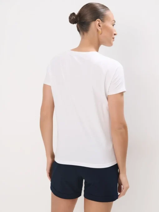 T-shirts, Tops>MOHITO T-Shirt mit Print Creme