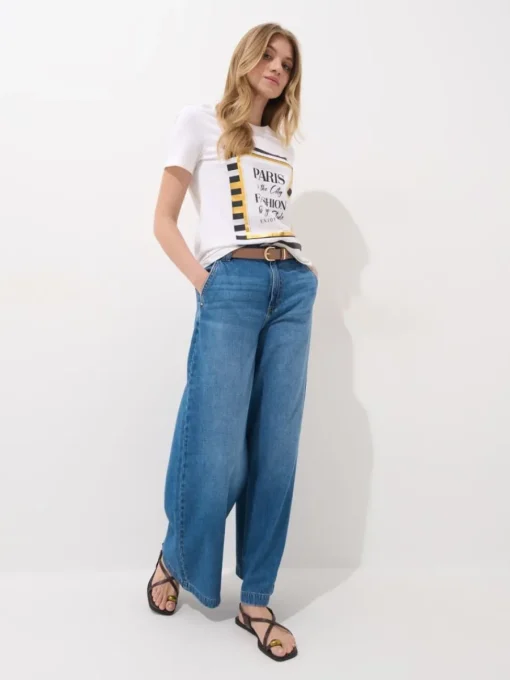 T-shirts, Tops>MOHITO T-Shirt mit Print Weiu00df