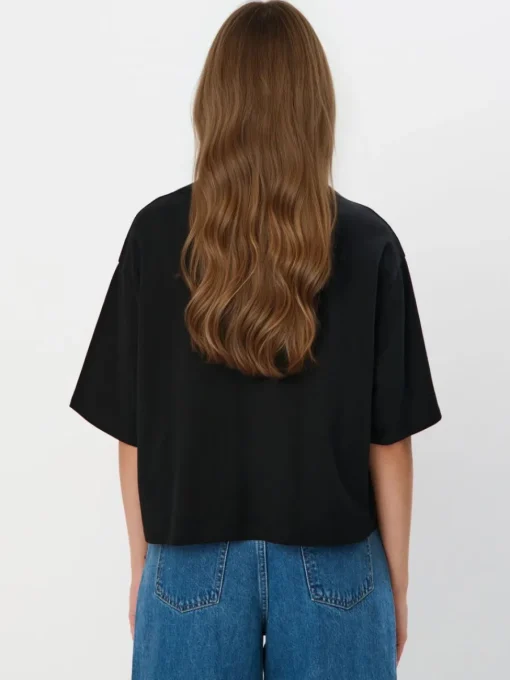 T-shirts, Tops>MOHITO T-Shirt mit Print Schwarz