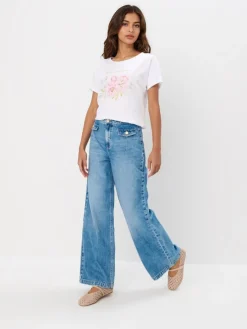 T-shirts, Tops>MOHITO T-Shirt mit Print Weiu00df