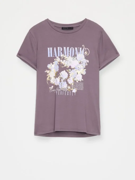 T-shirts, Tops>MOHITO T-Shirt mit Print Grau