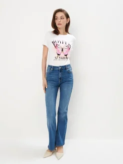 T-shirts, Tops>MOHITO T-Shirt mit Print Weiu00df