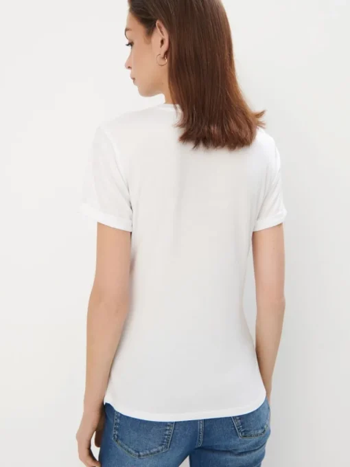 T-shirts, Tops>MOHITO T-Shirt mit Print Weiu00df