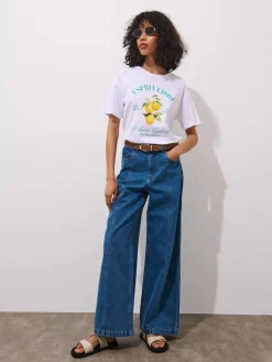 T-shirts, Tops>MOHITO T-Shirt mit Print Weiu00df