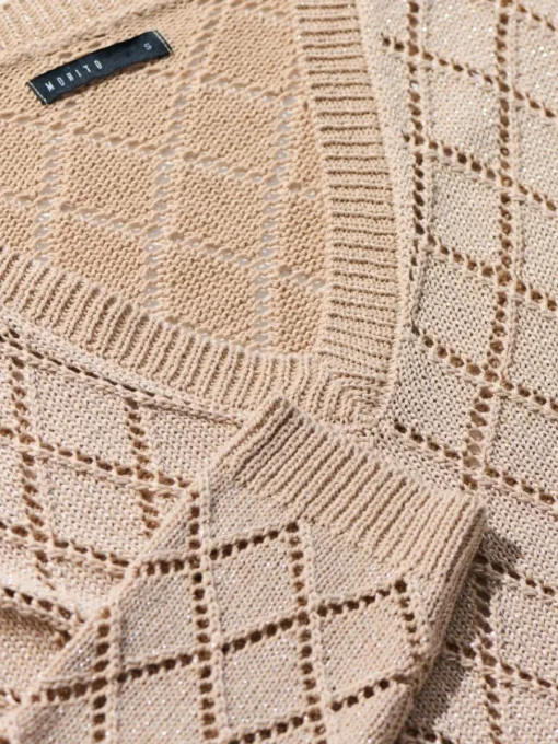 Pullover>MOHITO V-Ausschnitt Pullover sand
