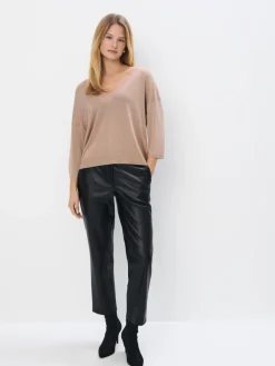 Pullover>MOHITO V-Ausschnitt Pullover sand