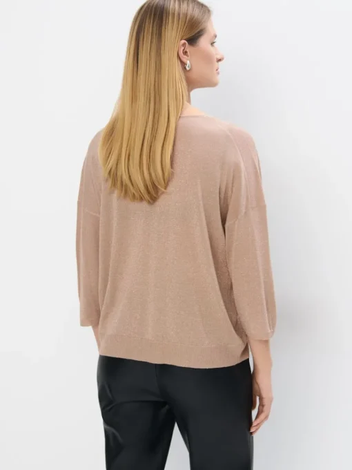 Pullover>MOHITO V-Ausschnitt Pullover sand