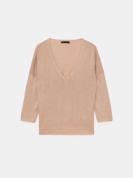 Pullover>MOHITO V-Ausschnitt Pullover sand