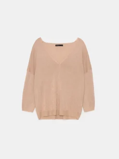 Pullover></noscript>MOHITO V-Ausschnitt Pullover sand