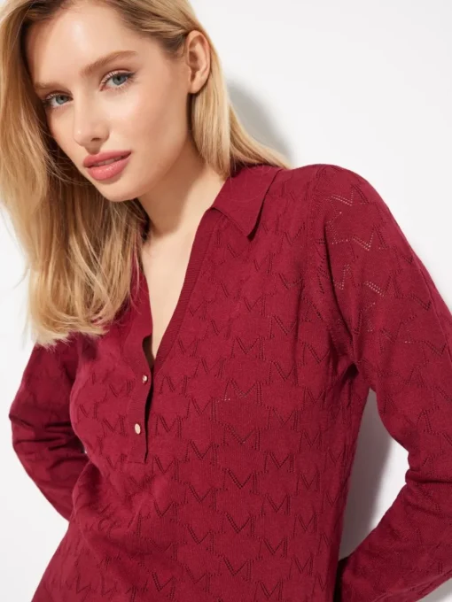 Pullover>MOHITO V-Ausschnitt Pullover Kastanienbraun