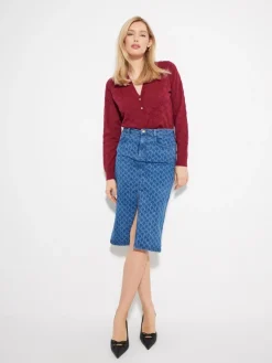 Pullover></noscript>MOHITO V-Ausschnitt Pullover Kastanienbraun