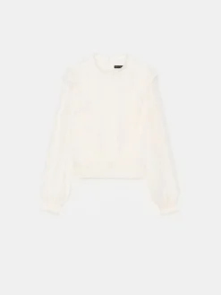Blusen, Hemden></noscript>MOHITO Weißes Shirt mit Rüsche Weiu00df