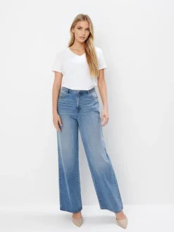 T-shirts, Tops>MOHITO Weißes T-Shirt mit Baumwolle und Viskose Weiu00df