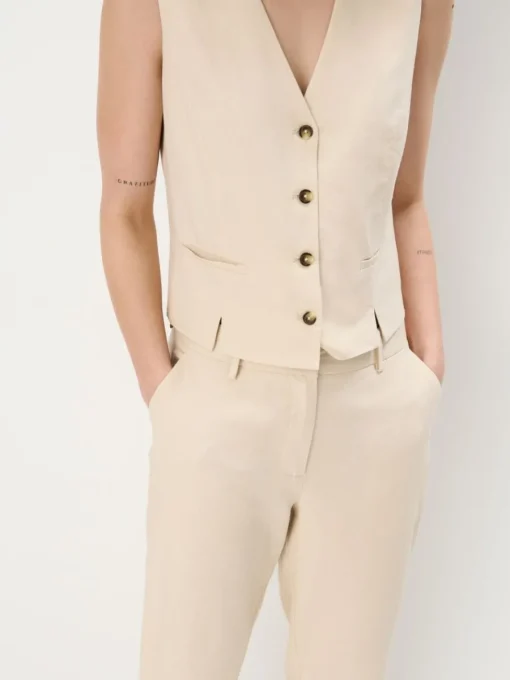 Premium Selection|Anzüge>MOHITO Weste Beige