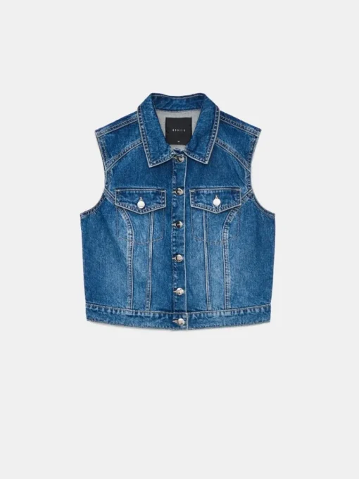 Blusen, Hemden>MOHITO Weste Blau
