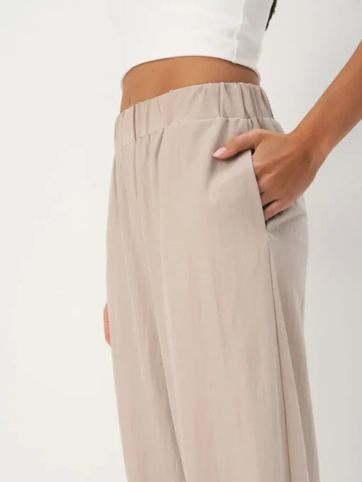 Sets|Hosen>MOHITO Wide leg trousers Nude