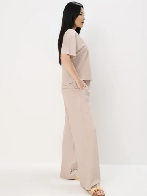 Hosen>MOHITO Wide leg trousers Nude