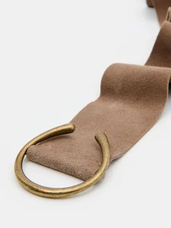 Gürtel></noscript>MOHITO Wildleder-Gürtel Beige