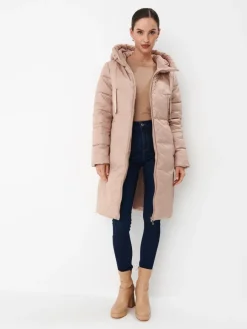 Jacken, Mäntel></noscript>MOHITO Wintermantel Beige