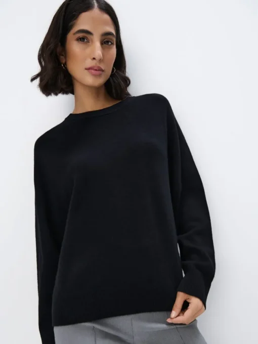 Pullover>MOHITO Wollpullover Schwarz