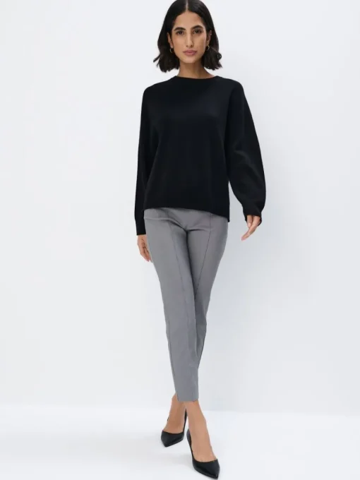 Pullover>MOHITO Wollpullover Schwarz