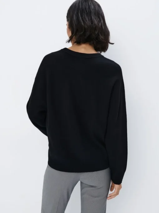 Pullover>MOHITO Wollpullover Schwarz
