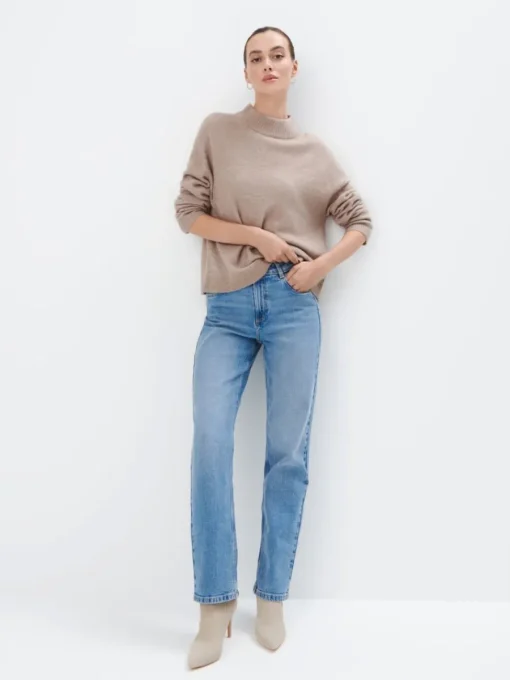 Pullover>MOHITO Wool blend jumper Beige