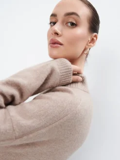 Pullover></noscript>MOHITO Wool blend jumper Beige