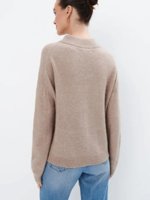 Pullover>MOHITO Wool blend jumper Beige