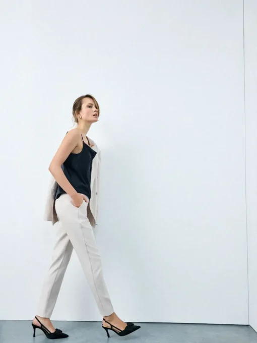 Anzüge|Hosen>MOHITO Zigarettenhose Beige