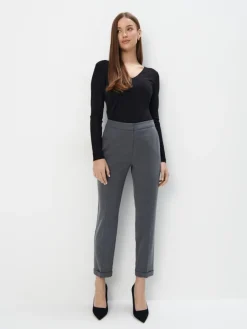 Hosen>MOHITO Zigarettenhose Grau