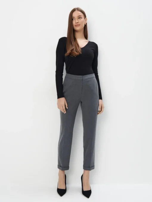 Hosen>MOHITO Zigarettenhose Grau